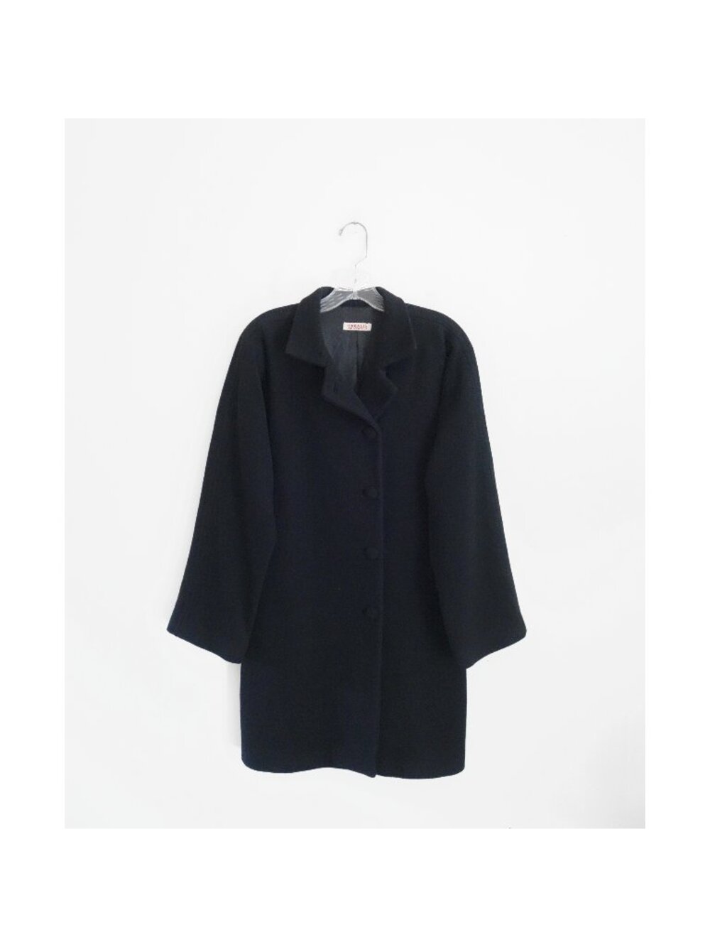 Organic by John Patrick Black Wool Coat size 2
